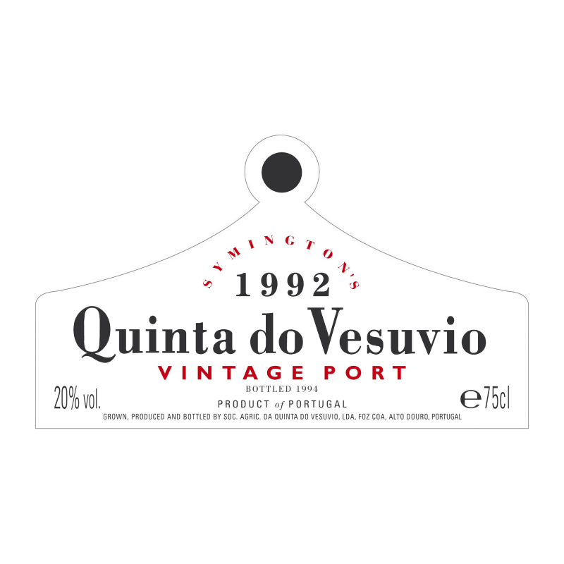 1992 Quinta do Vesúvio Vintage Porto