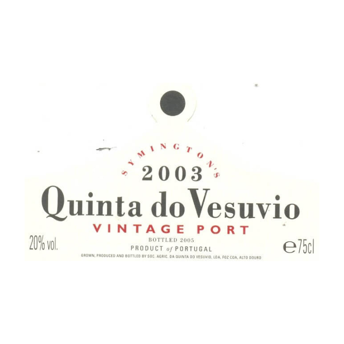 2003 Quinta do Vesúvio Vintage Porto